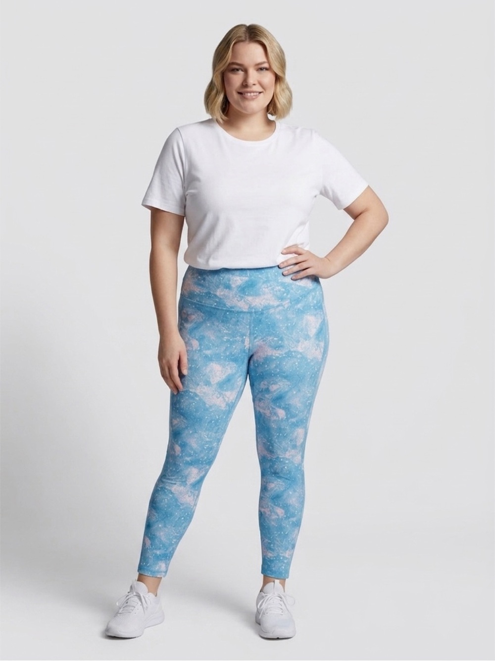 💖 Juicy Couture Aurora Print Crossover Leggings | XL | NWOT 💖